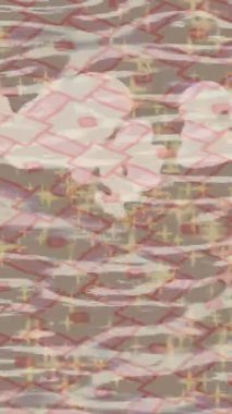 Benzersiz video giriş tasarımı projeleri için detaylı yüzey kalıbı film animasyon stili grafik girişi