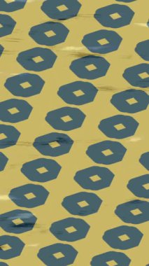 Benzersiz dijital animasyon tarzı grafikleri olan yaratıcı ortam tasarımı için yenilikçi hareket dokusu