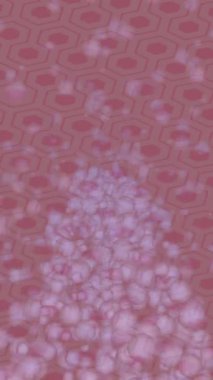 Benzersiz dijital animasyon tarzı grafikleri olan yaratıcı ortam tasarımı için yenilikçi hareket dokusu