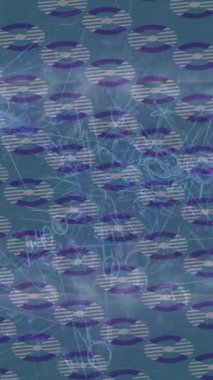 Lüks hareket projeleri için soyut tasarım stili animasyonu olan üst düzey dijital doku