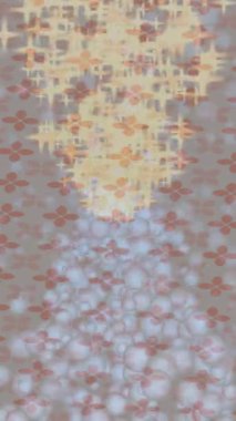 Benzersiz dijital animasyon tarzı grafikleri olan yaratıcı ortam tasarımı için yenilikçi hareket dokusu