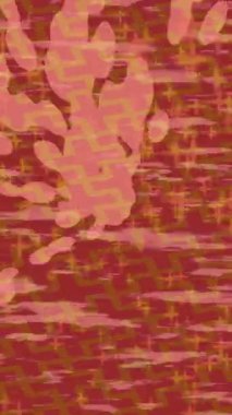 Benzersiz dijital animasyon tarzı grafikleri olan yaratıcı ortam tasarımı için yenilikçi hareket dokusu