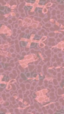 Benzersiz video giriş tasarımı projeleri için detaylı yüzey kalıbı film animasyon stili grafik girişi