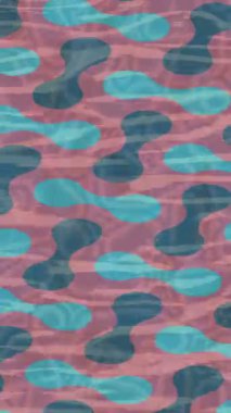 Benzersiz dijital animasyon tarzı grafikleri olan yaratıcı ortam tasarımı için yenilikçi hareket dokusu