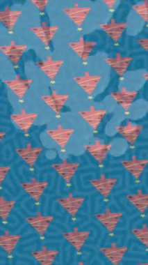 Soyut hareket desenli fütüristik video üretimi için dinamik dijital arkaplan