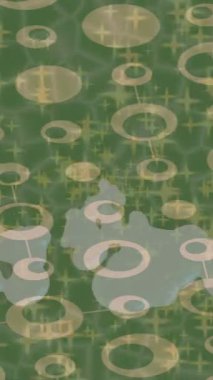 Benzersiz video giriş tasarımı projeleri için detaylı yüzey kalıbı film animasyon stili grafik girişi