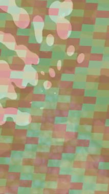 Benzersiz dijital animasyon tarzı grafikleri olan yaratıcı ortam tasarımı için yenilikçi hareket dokusu