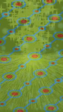 Benzersiz dijital animasyon tarzı grafikleri olan yaratıcı ortam tasarımı için yenilikçi hareket dokusu