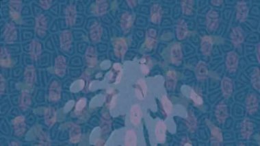 Soyut hareket desenli fütüristik video üretimi için dinamik dijital arkaplan