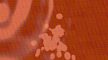 Dijital doku yüzey tasarım biçimi ile modern video animasyonu için gelişmiş hareket grafikleri