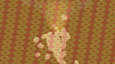 Soyut hareket desenli fütüristik video üretimi için dinamik dijital arkaplan