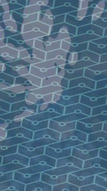 Benzersiz dijital hareket grafiklerine sahip yaratıcı sinematik projeler için yumuşak animasyon yüzeyi