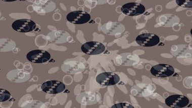 Benzersiz hareket grafikleri tasarım sanatına sahip yaratıcı film üretimi için özet bir arkaplan