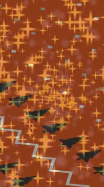 Benzersiz video giriş tasarımı projeleri için detaylı yüzey kalıbı film animasyon stili grafik girişi