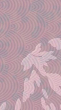 Lüks hareket projeleri için soyut tasarım stili animasyonu olan üst düzey dijital doku