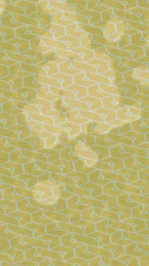 Benzersiz video giriş tasarımı projeleri için detaylı yüzey kalıbı film animasyon stili grafik girişi