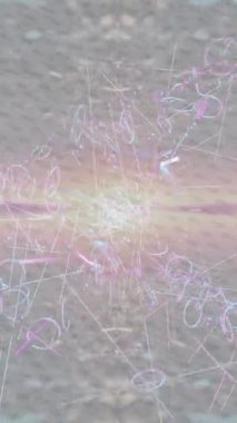 Organik desenli yüzey giriş stili video film sanatı ile soyut arkaplan tasarımı