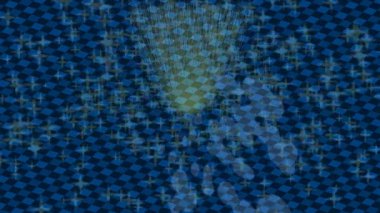 Soyut hareket desenli fütüristik video üretimi için dinamik dijital arkaplan