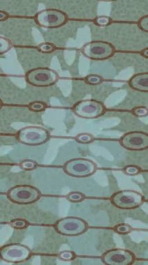 Benzersiz video giriş tasarımı projeleri için detaylı yüzey kalıbı film animasyon stili grafik girişi