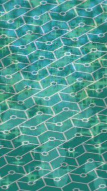 Soyut hareket desenli fütüristik video üretimi için dinamik dijital arkaplan