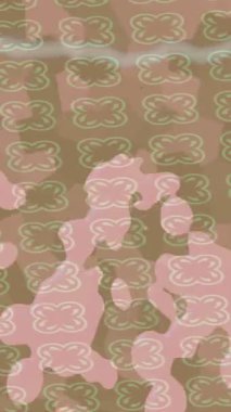 Lüks hareket projeleri için soyut tasarım stili animasyonu olan üst düzey dijital doku