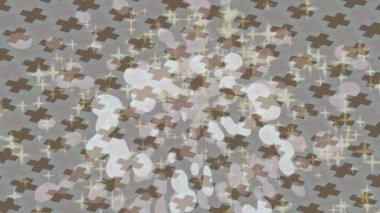 Benzersiz dijital animasyon tarzı grafikleri olan yaratıcı ortam tasarımı için yenilikçi hareket dokusu