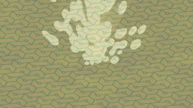 Modern medya üretimi için fütüristik dijital soyut doku sinematik tarz hareketli grafik ögesi