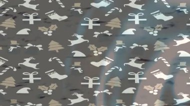 Benzersiz video giriş tasarımı projeleri için detaylı yüzey kalıbı film animasyon stili grafik girişi