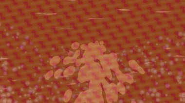 Organik desenli yüzey giriş stili video film sanatı ile soyut arkaplan tasarımı