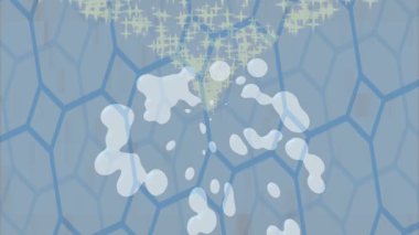 Lüks hareket projeleri için soyut tasarım stili animasyonu olan üst düzey dijital doku