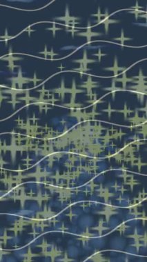 Lüks hareket projeleri için soyut tasarım stili animasyonu olan üst düzey dijital doku