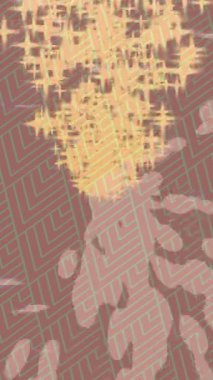 Benzersiz video giriş tasarımı projeleri için detaylı yüzey kalıbı film animasyon stili grafik girişi