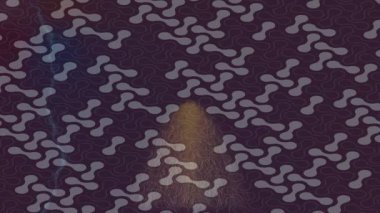 Benzersiz dijital animasyon tarzı grafikleri olan yaratıcı ortam tasarımı için yenilikçi hareket dokusu