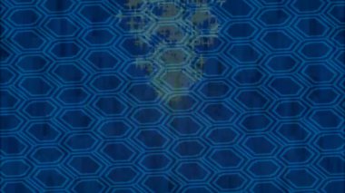 Lüks hareket projeleri için soyut tasarım stili animasyonu olan üst düzey dijital doku