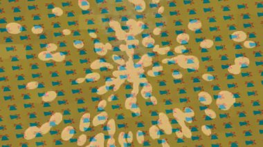 Dijital doku yüzey tasarım biçimi ile modern video animasyonu için gelişmiş hareket grafikleri