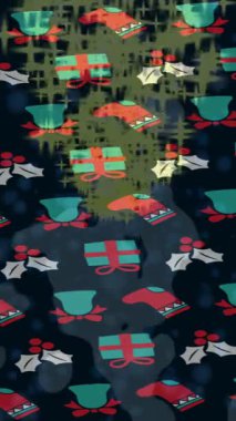 Benzersiz video giriş tasarımı projeleri için detaylı yüzey kalıbı film animasyon stili grafik girişi