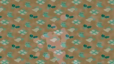 Lüks hareket projeleri için soyut tasarım stili animasyonu olan üst düzey dijital doku