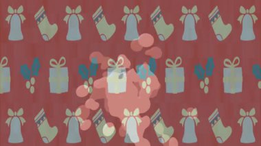 Benzersiz hareket grafikleri tasarım sanatına sahip yaratıcı film üretimi için özet bir arkaplan