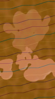 Soyut hareket desenli fütüristik video üretimi için dinamik dijital arkaplan