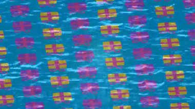 Yaratıcı video düzenleme film tasarımı için benzersiz hareket grafikleri biçimi giriş hareketi video pro