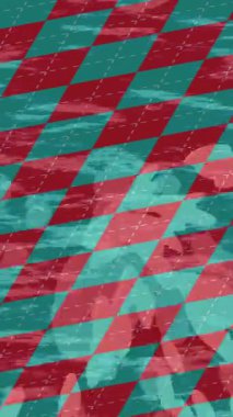 Soyut hareket desenli fütüristik video üretimi için dinamik dijital arkaplan