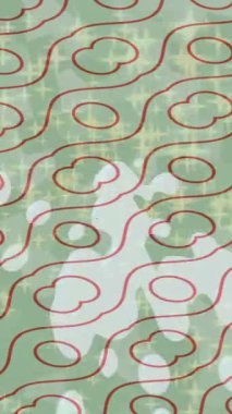 Benzersiz dijital animasyon tarzı grafikleri olan yaratıcı ortam tasarımı için yenilikçi hareket dokusu