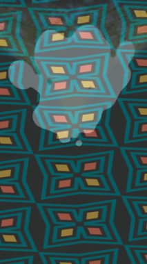 Estetik doku arkaplan tasarımı renkli hareket grafikleri ile moda film giriş profosyoneli