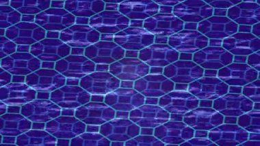 Benzersiz dijital animasyon tarzı grafikleri olan yaratıcı ortam tasarımı için yenilikçi hareket dokusu