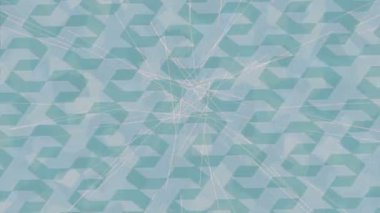 Soyut hareket desenli fütüristik video üretimi için dinamik dijital arkaplan