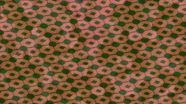 Benzersiz dijital animasyon tarzı grafikleri olan yaratıcı ortam tasarımı için yenilikçi hareket dokusu