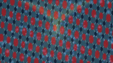 Benzersiz dijital animasyon tarzı grafikleri olan yaratıcı ortam tasarımı için yenilikçi hareket dokusu