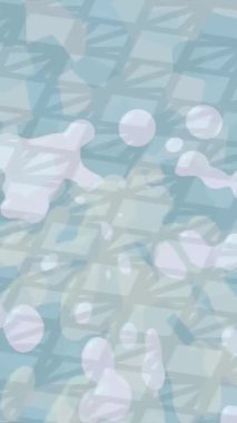 Soyut hareket desenli fütüristik video üretimi için dinamik dijital arkaplan