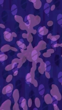 Soyut hareket desenli fütüristik video üretimi için dinamik dijital arkaplan