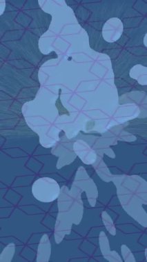 Benzersiz video giriş tasarımı projeleri için detaylı yüzey kalıbı film animasyon stili grafik girişi